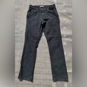 Black Straight Leg Levi’s